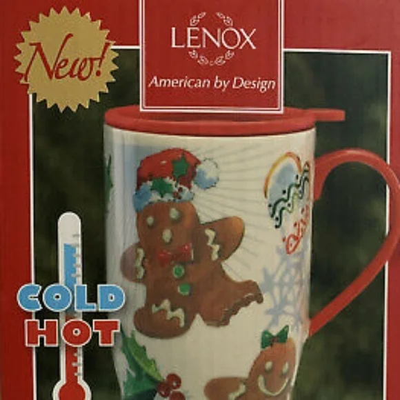 Lenox Heat Changing Travel Mug Gingerbread Man - Picture 2 of 9